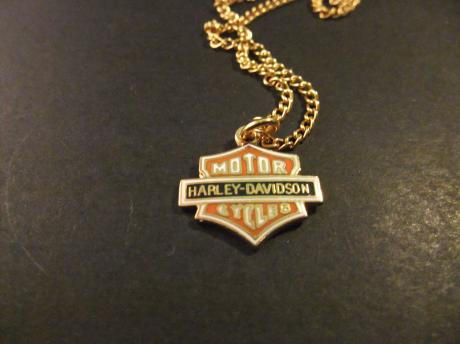 Harley-Davidson motorcycles goud-goudkleurige halsketting